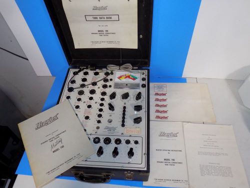 GOOD CONDITION HICKOK 799 MUSTANG TUBE TESTER + CA-99 ADAPTOR WITH MANUALS