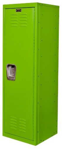 Hallowell kid locker, 15 w x 15 d x 48 h, 1134 sour apple (green), single tier, for sale