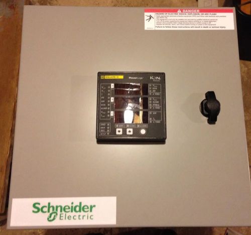 Schneider/Square D ION6200 PowerLogic Panel Power Meter w/Enclosure