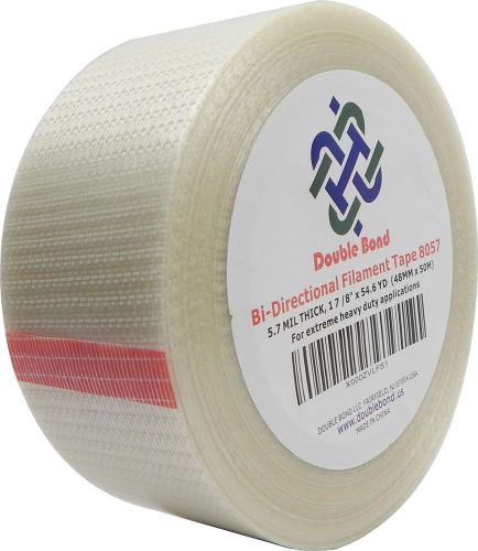 Double Bond Bi-Directional Filament Strapping Tape 8057 48mmx50m (Pack of 1)