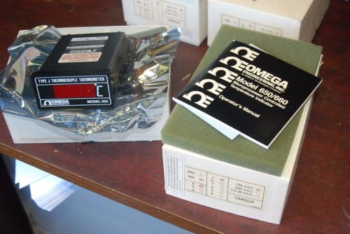 Omega Engineering Model 650, 650JX120, 120V Thermometer Controller,  Type J,New