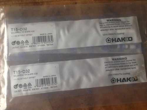 genuine hakko soldering iron tip T15-D32 for soldering station
