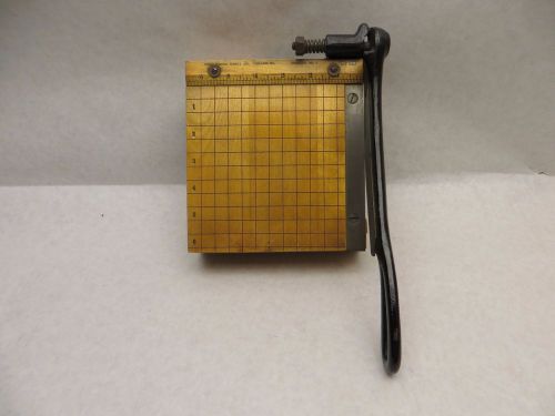Vintage Ingento No.1 Paper Cutter Ideal School Company Great Condition