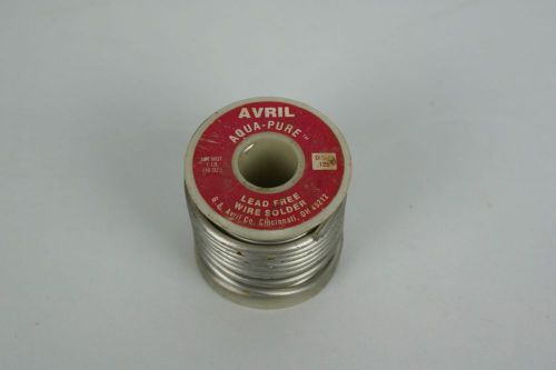Avril Lead-Free Solder 0.125 diameter 1lb 1oz