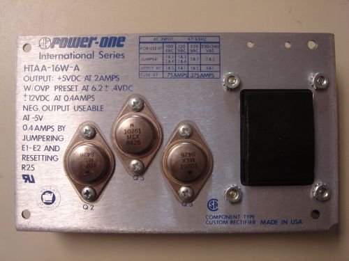 Power-One D.C. Power Supply Model HTAA-16W-A  New in Factory Box