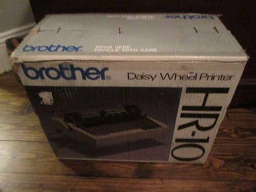 Printer Brother HR-10 Daisy Wheel Electronic New Never Used In box
