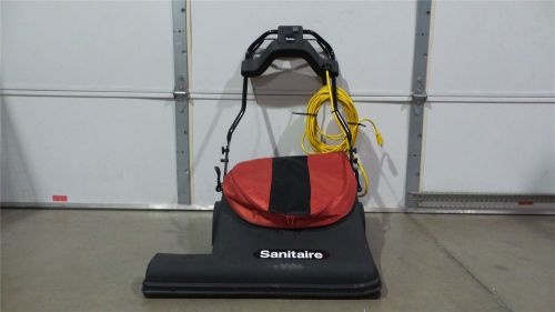 Sanitaire sc6093a 120v 163 cfm 3500 rpm 28 in path wide area vacuum for sale