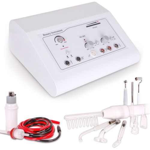 New High Frequency Skin Rejuvenation Galvanic Vacuum Spray Massager Machine