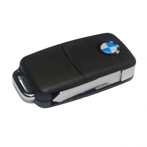 HIDDEN COVERT CAR KEY REMOTE SPY CAMERA VIDEO/SOUND RECORDER in BMW Style FOB