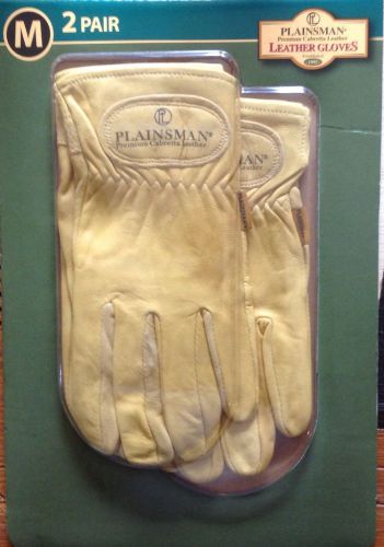 16 pair Plainsman premium cabretta goatskin  leather gloves (8) 2 packs)