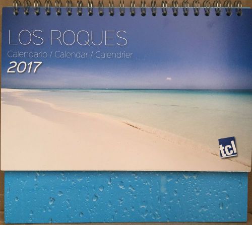 Los Roques Venezuela 2017 Desk calendar