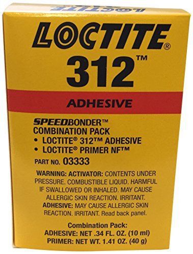 Loctite 228191 Amber Loctite Speedbonder 312 Amber One-Part Acrylic Adhesive 10
