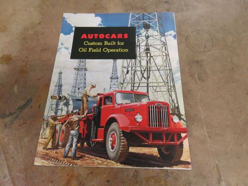 Autocar Custom built oil field truck brochure