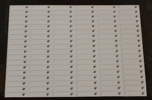 Tyco Sensormatic Ultra Strip III Individual Sheet Labels - 108 Count - NEW