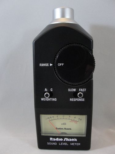 RadioShack 33-2050 Analog Display Sound Level Meter - Free Shipping!