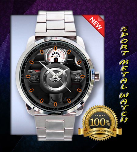 New Mini Cooper Countryman Clubman Paceman Car Steering Wheel Sport Metal Watch