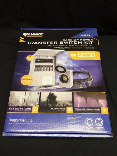 Reliance Back-Up Power Transfer Switch Kit Pre-Wired 6 Circuit Kit 306LRK