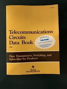 Vintage “ Telecommunications Circuits Data Book” Texas Intruments  1986
