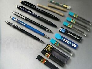 PENTEL MECHANICAL PENCILS &amp; LEADS + BEROL MECHANICAL PENCILS  &amp; LEADS LARGE LOT