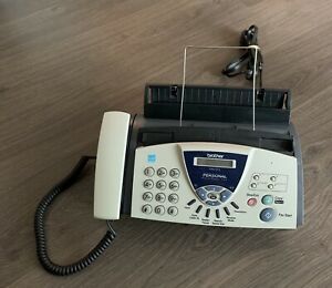 Brother FAX-575 Personal Fax Machine Copier with Phone Fully Tested **Read**