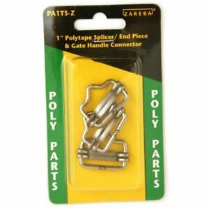 Zareba PA1TS-Z 1-Inch Polytape Splicer 3 buckles per pack