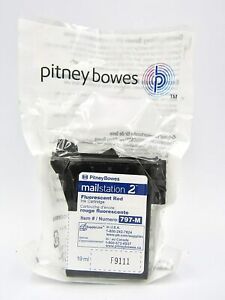 Pitney Bowes 797-M Flourescent Red Ink for Mailstation 2 Genuine  New