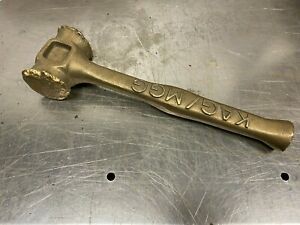 4 lbs AMPCO H4 Bronze/Brass Non-Sparking Hammer Solid KAG/MGG