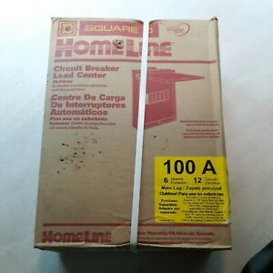 Circuit Breaker 100 Amp 6-Space 12-Circuit Outdoor Main Lug Load Center Power