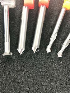 Accupro 3/8 &amp; Micro 100 1/4 Chamfer Mills + Back Chamf 1/2 All 90 Deg Machinist