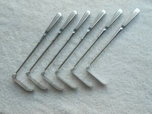 SUPREME Sauerbruch Retractor Lot of 6 ~ 3/4&#034; wide x 2 3/4&#034; Depth ~ Hand Held/SS