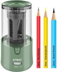 AFMAT Electric Pencil Sharpener, Auto Stop, Super Sharp &amp; Fast, NEW in BOX