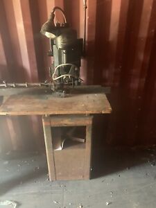 Antique Vintage CHALLENGE TABLETOP PAPER DRILL Stand Metal Rustic