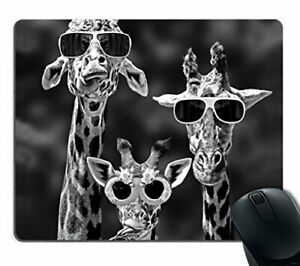Mouse Pad Personalized Giraffe, Customized Rectangle Non-Slip Rubber,Funy