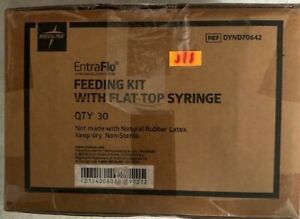 MEDLINE ENTRAFLO FEEDING KIT WITH FLAT TOP SYRINGE QTY:30 REF:DYND70642  (X)