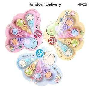 4pcs/pack Kawaii White Out Corrector Correction Tape Stationery School Supplies