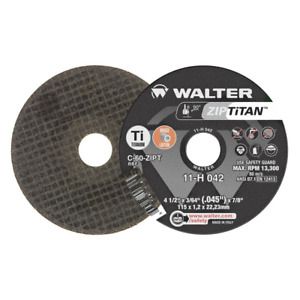 ZIP TiTAN 4.5 in. x 7/8 in. Arbor x 3/64 in. T1 GR C-60-ZIPT Cutting Wheel - Tit