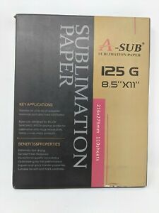 A-Sub Sublimation Paper 125G 8.5&#034;x11&#034;