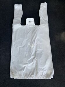Plastic Bag-Standard White Plain T-Shirt         7”x5”x15  2,000 Pack