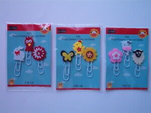Studio18 Decorative Paper Clips, 3 Packs (Total 9 Clips)