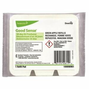 Diversey 100898961 Good Sense 30-Day Air Freshener Green Apple Scent 12/Carton