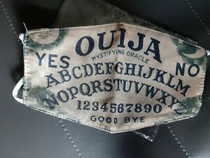 OUIJA Face Mask (Adult, witchcraft, occult, naturism, seance, spiritualism) NEW