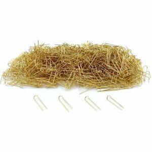 1000 Gold Finish Jewelry Display U Pins 7/8&#034; Long