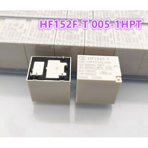 5Pcs HONGFA HF152F-T-005-1HPT 5VDC Power Relay 5Pins 10A 250VAC