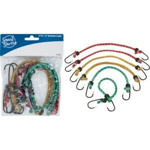 Smart Savers 6mm x 12 In. Coated Bungee Cord - Pack 12