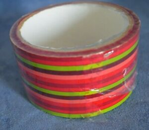 Packing Tape Decorated FIESTA STRIPE 1-7/8&#034; Width Gift Wrap Company Packaging