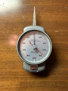 Vintage DREUSICKE KONTAKTOR Tension Gauge   Made In Germany