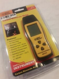 Handheld Carbon Monoxide Meter Portable CO Gas Leak Detector Analyzer 1000 ppm