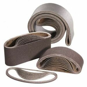 UNITED ABRASIVES-SAIT 55346 Sanding Belt, 3&#034; W, 21&#034; L, 100 Grit