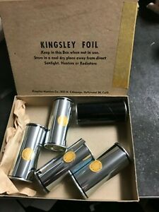 Kingsley Hot Stamp Stamping Foil - 95 rolls various colors some new/not