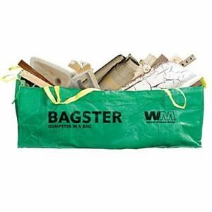 BAGSTER 3CUYD Dumpster in a Bag holds up to 3300 lb Green